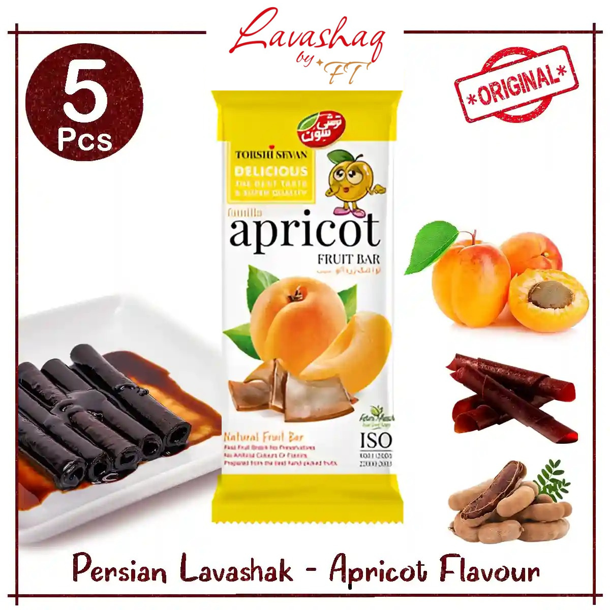 Apricot Flavour Persian Lavashak