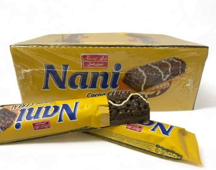 Nani Caramel Chocolate Big Size Bar – Box of 24 | Imported from Iran | Premium Persian Sweet Treat