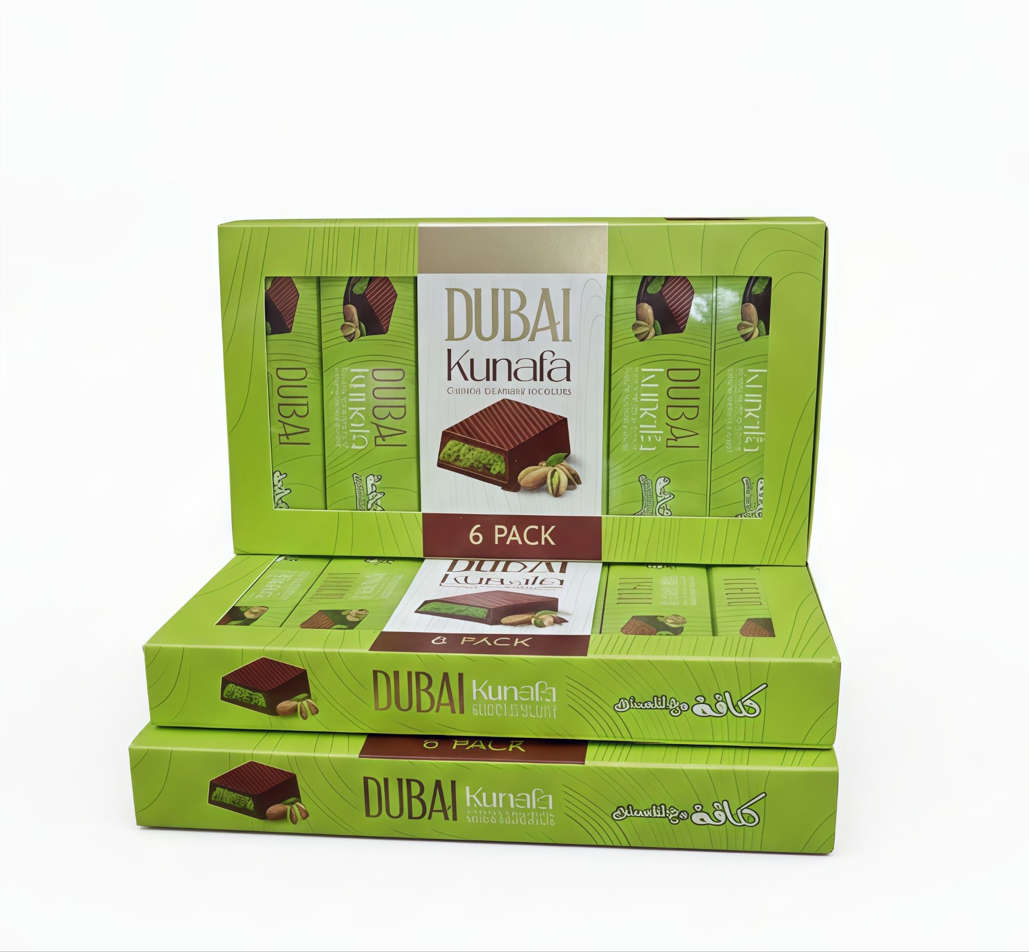 Large Dubai Kunafa Chocolate Bar