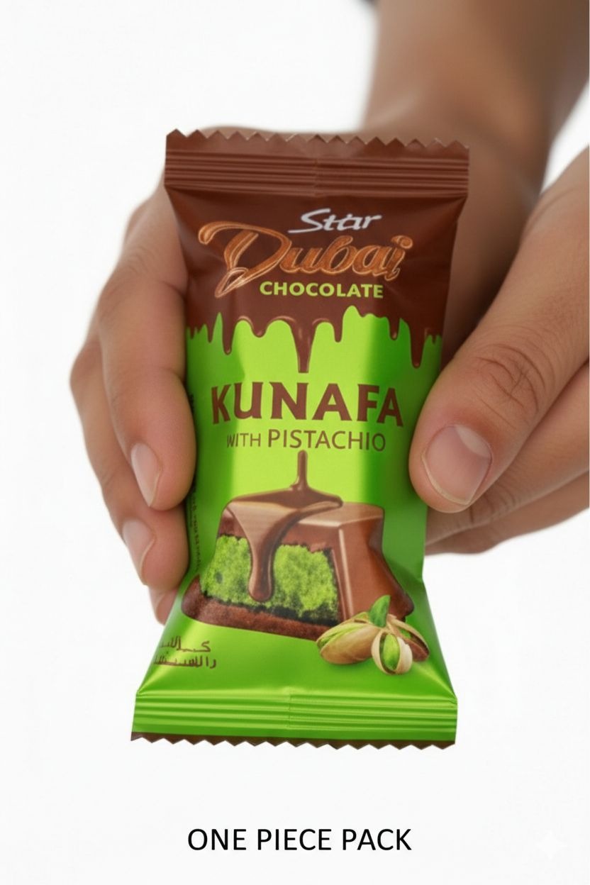 Small Dubai Kunafa Chocolate Bar