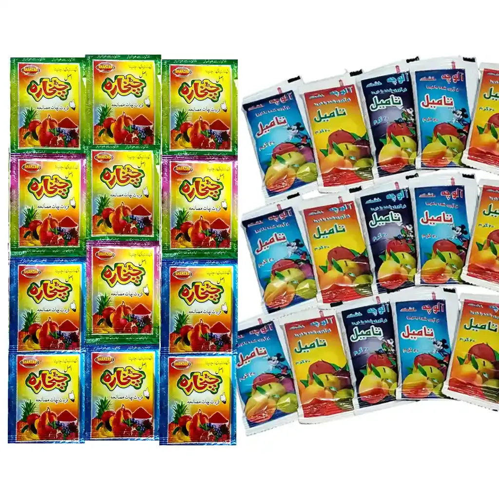 LAVASHAK TAMIL IMLI – Imli Sauce Roll – Pack of 20 Pieces