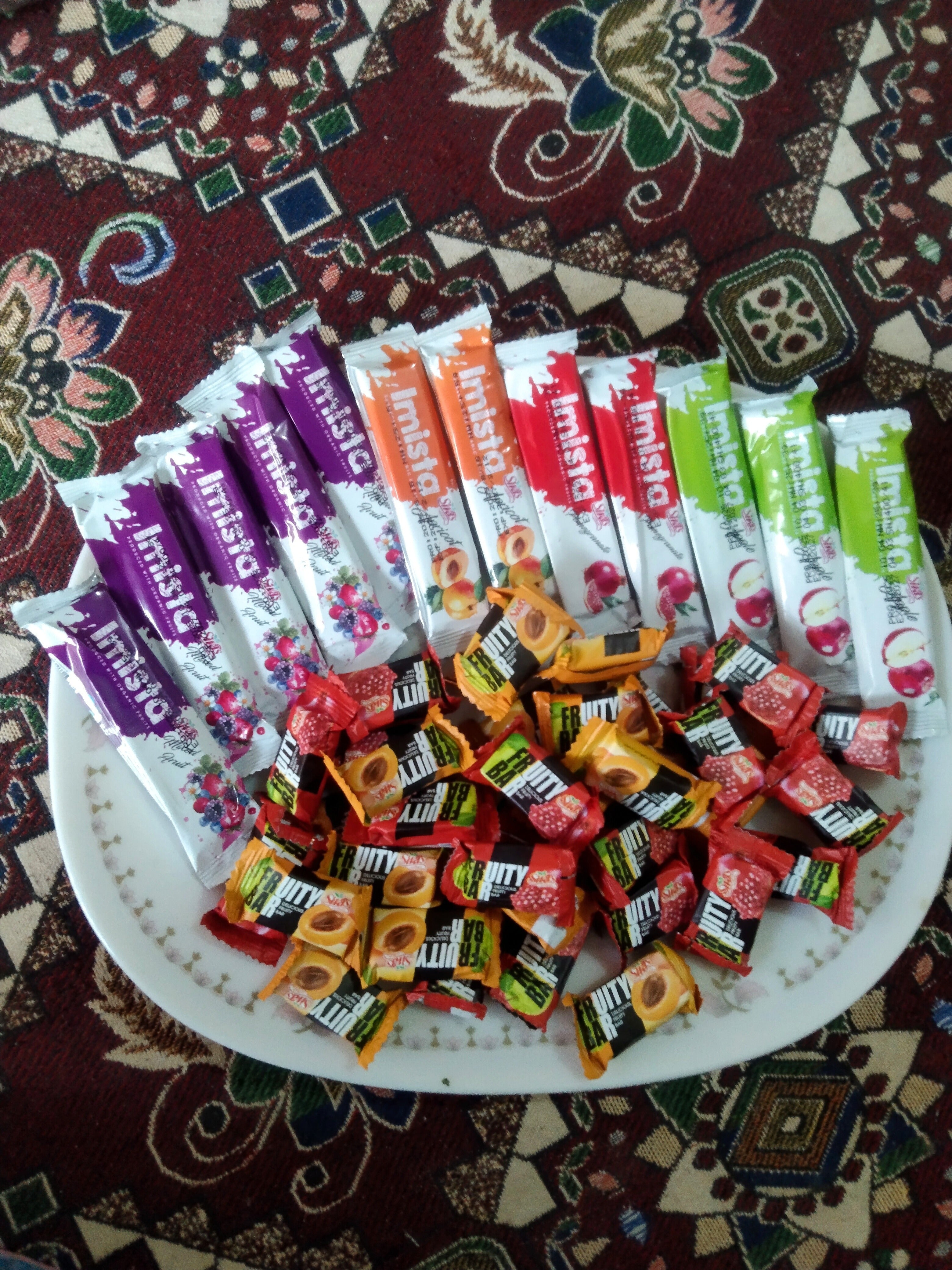 12 Pc Imista Sivas Fruity Bar Imli Mix Flavors / Lavashak Fruity Bar Delicious Original Imli Box Fruity Bar