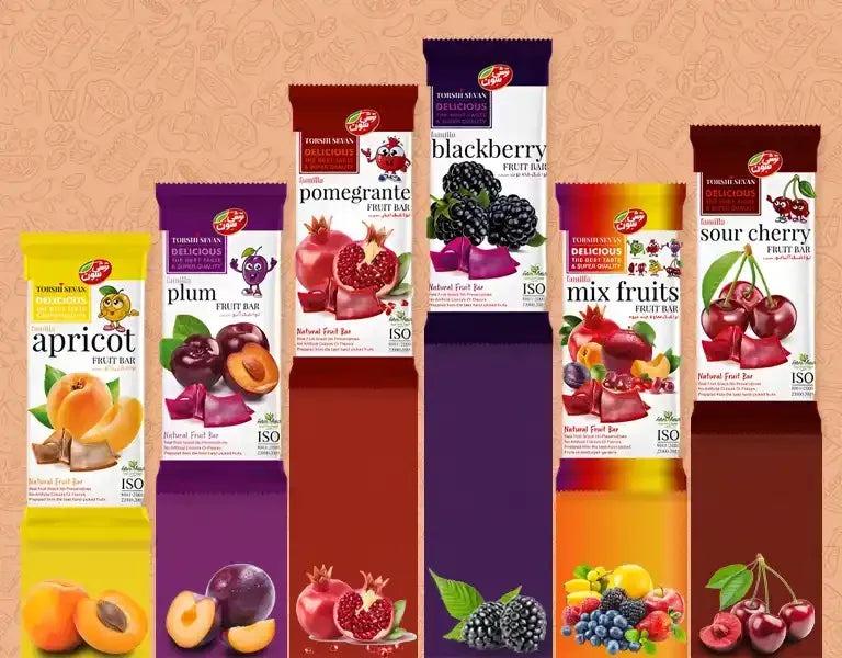 Pack of 6 Original Irani Lavashak sheets different flavors Available