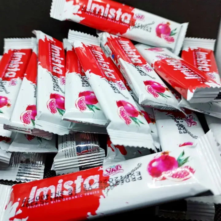 12 Pc Imista Sivas Fruity Bar Imli Mix Flavors / Lavashak Fruity Bar Delicious Original Imli Box Fruity Bar